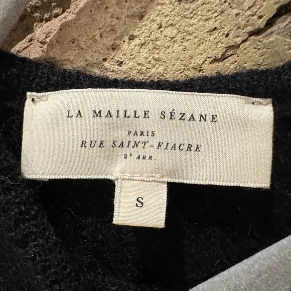 Sézane - Gilet Gaspard - Cardigan - Black - Size Small - Picture 3 of 3